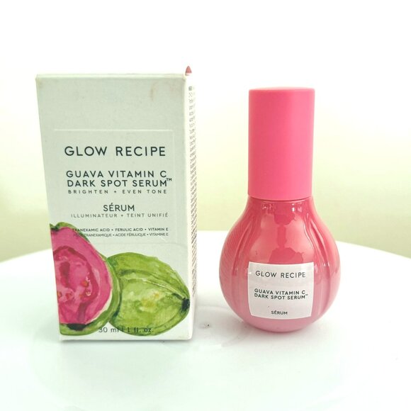 Glow Recipe Dark Spot Serum 30 ml Guava Vitamin C Brighten Even Tone Skin - Picture 1 of 16